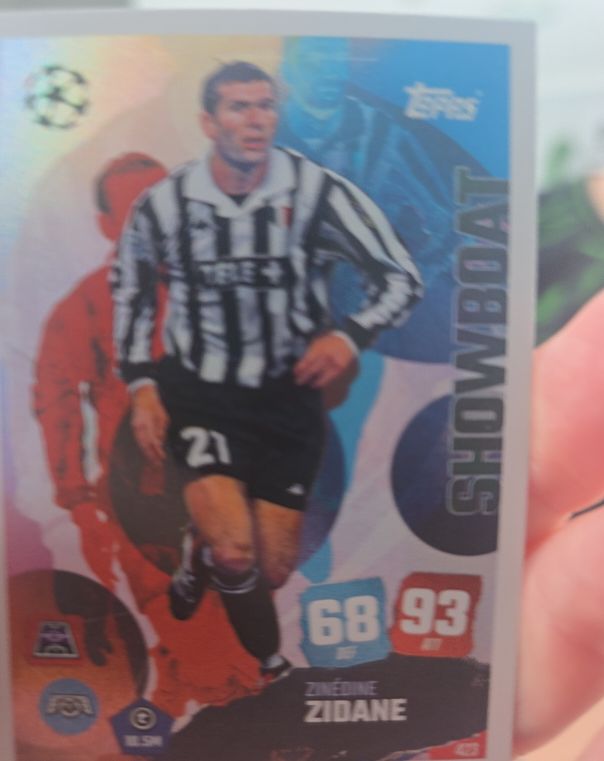 2025-26 Topps Match Attax UEFA Champions League #423 Zinedine Zidane Showboat — front