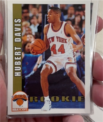 1992-93 NBA Hoops #435 Hubert Davis — front