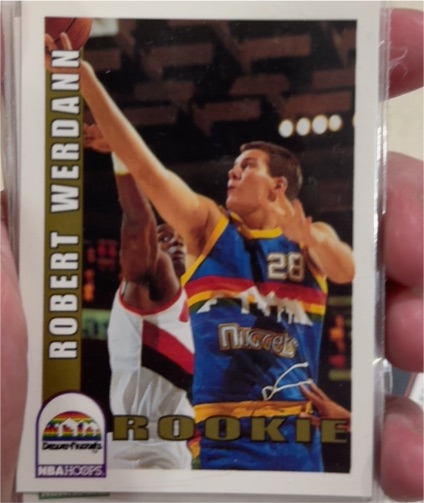 1992-93 NBA Hoops #379 Robert Werdann — front