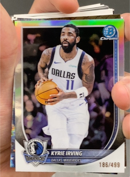 2025 Bowman Chrome #BCV-130 Kyrie Irving — front