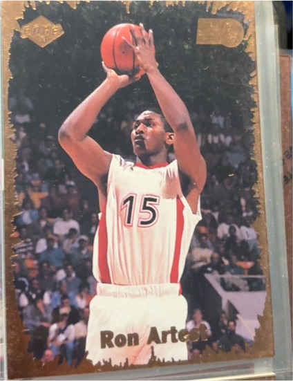1999 Collector's Edge Rookie Rage #RR-1 Ron Artest — front