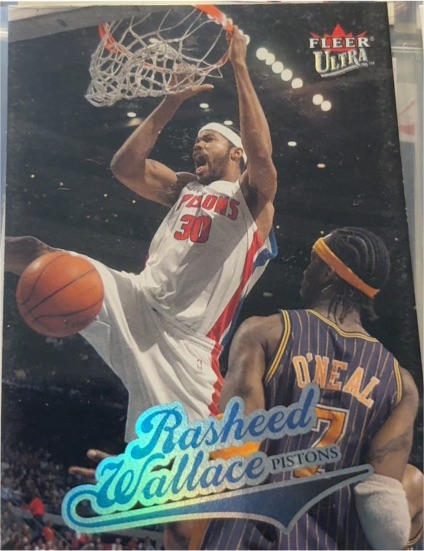 2004-05 Fleer Ultra #155 Rasheed Wallace — front