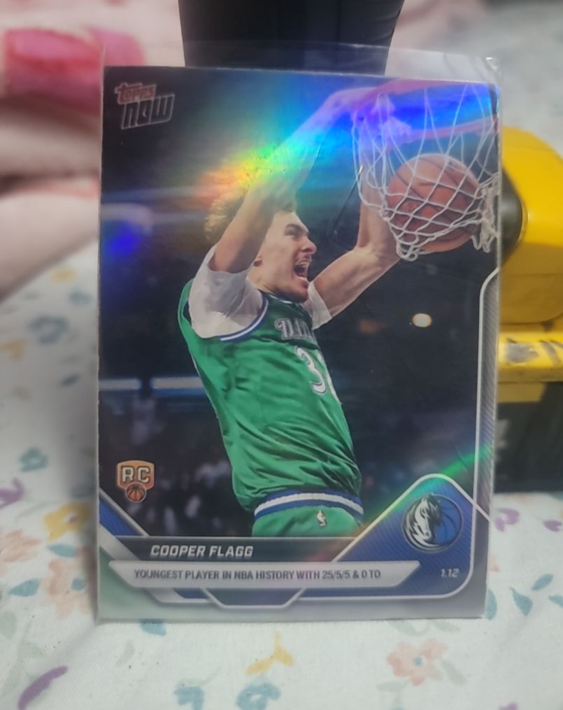 2025-26 Topps Now #124 Cooper Flagg — front