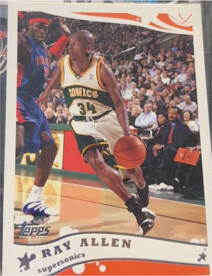 2005-06 Topps #14 Ray Allen — front
