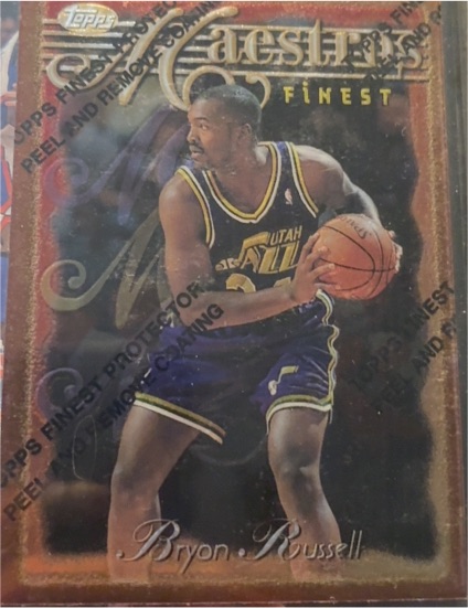 1996-97 Topps Finest #86 Bryon Russell — front