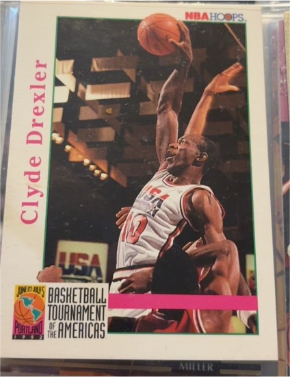 1992-93 NBA Hoops #338 Clyde Drexler — front