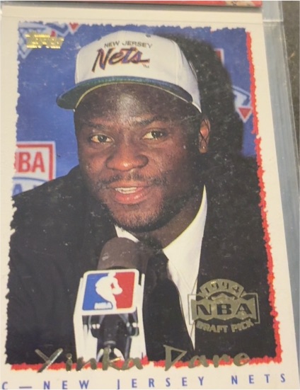 1994-95 Topps #77 Yinka Dare — front
