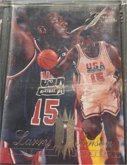 1994-95 Flair #163 Larry Johnson — front