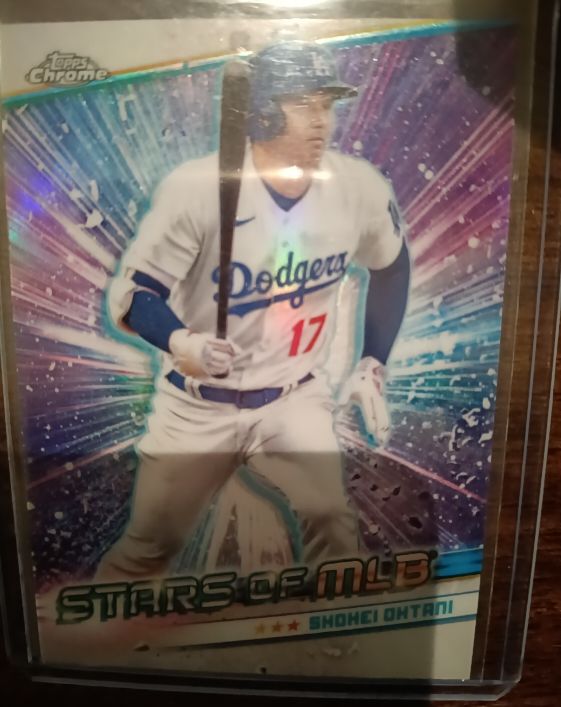 2024 Topps Chrome Series 2 Stars of MLB #CSMLB-55 Shohei Ohtani — front