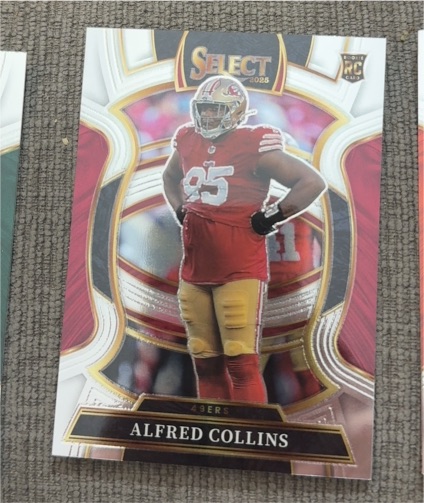 2025 Panini Select Concourse #17 Alfred Collins — front