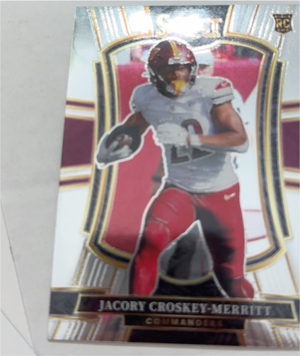 2025 Panini Select Premier Level #188 Jacory Croskey-Merritt Rookie — front