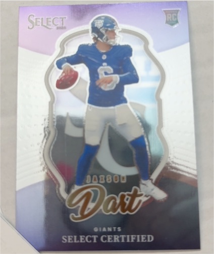 2025 Panini Select Certified Rookies #17 Jaxson Dart — front