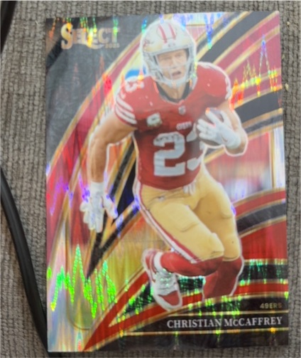 2025 Panini Select #218 Christian McCaffrey — front