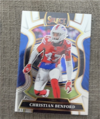 2025 Panini Select #84 Christian Benford — front