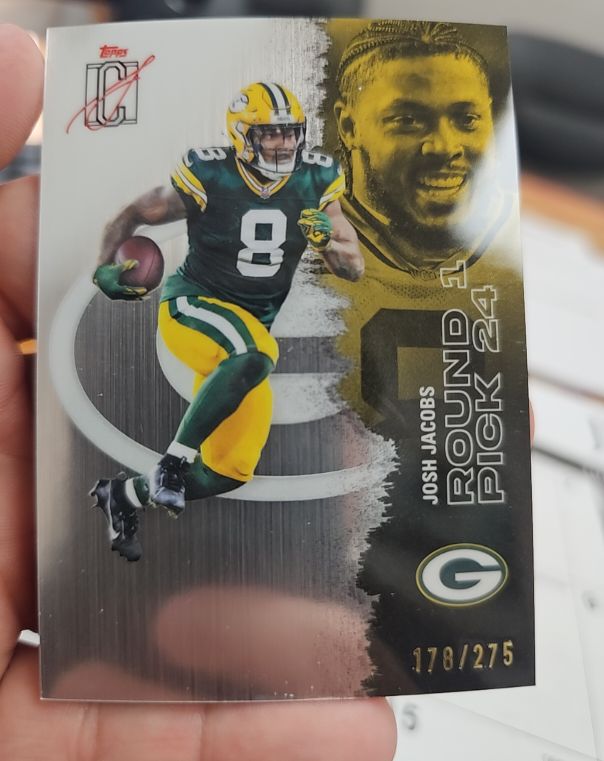 2025 Topps Signature Class #22 Josh Jacobs — front