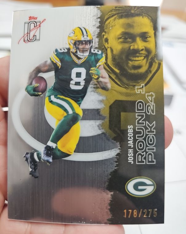 2025 Topps Signature Class #22 Josh Jacobs — front