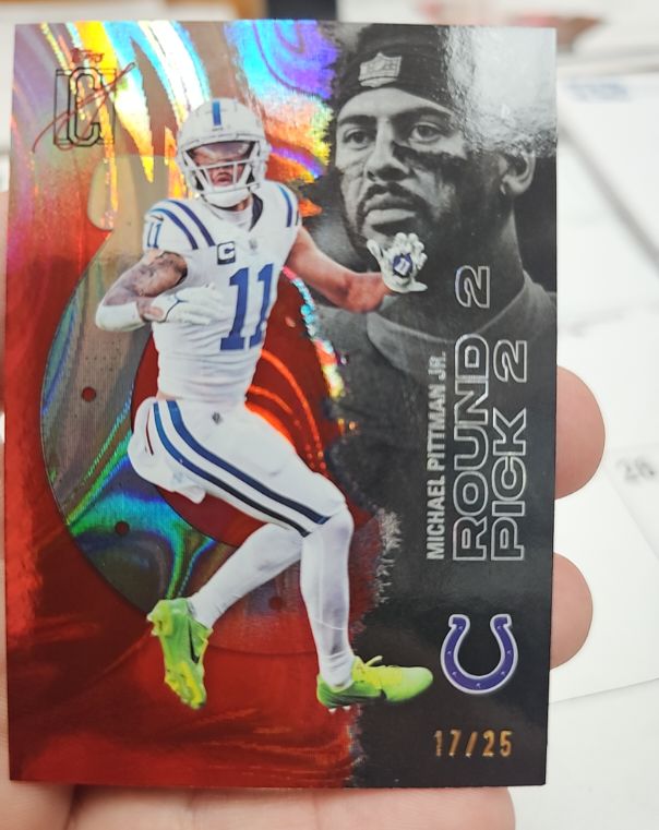 2025 Topps Signature Class #24 Michael Pittman Jr. — front