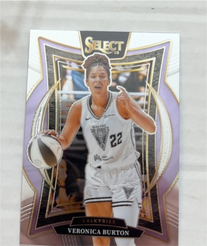 2025 Panini Select WNBA #90 Veronica Burton — front