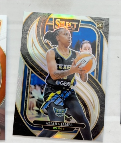2025 Panini Select WNBA #174 Aziaha James — front
