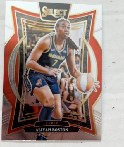 2025 Panini Select WNBA #64 Aliyah Boston — front