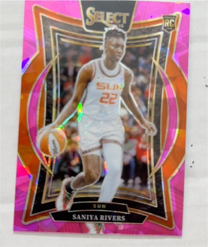 2025 Panini Select WNBA #52 Saniya Rivers — front