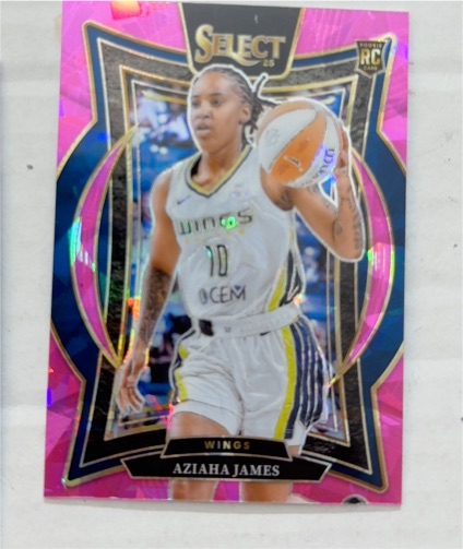 2025 Panini Select WNBA #76 Aziaha James — front