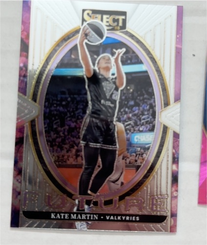 2025 Panini Select WNBA #13 Kate Martin Future Insert Valkyries — front