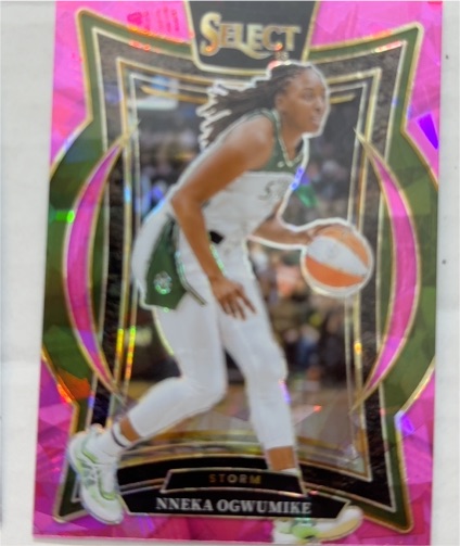 2024 Panini Select WNBA #90 Nneka Ogwumike Pink Ice Prizm — front