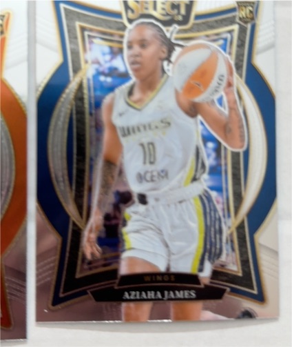 2025 Panini Select WNBA #76 Aziaha James — front