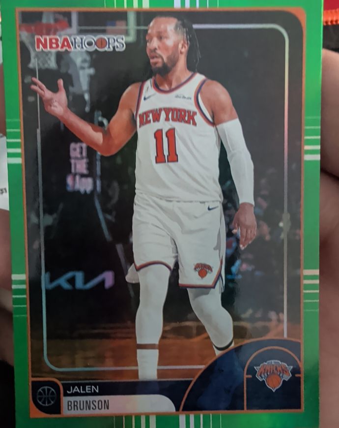 2025-26 Topps NBA Hoops #190 Jalen Brunson — front