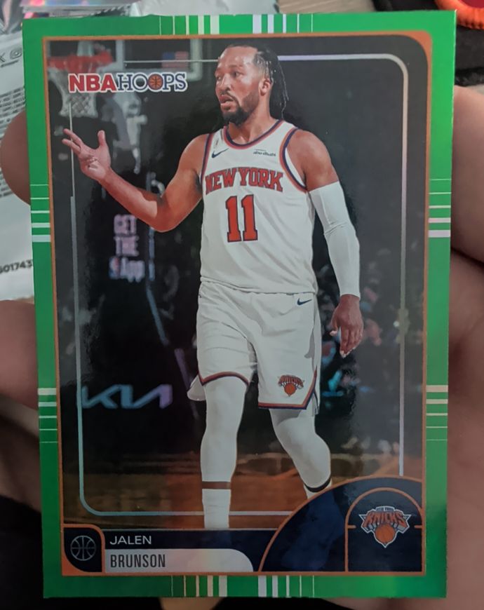 2026 Topps NBA Hoops #190 Jalen Brunson — front