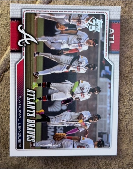 2026 Topps Series 2 #640 Atlanta Braves Team Card — front