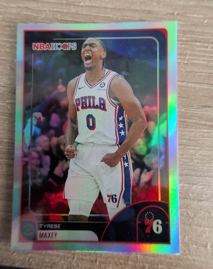 2024-25 Topps NBA Hoops #258 Tyrese Maxey — front