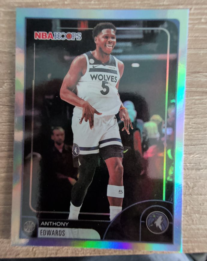 2025-26 Topps NBA Hoops #195 Anthony Edwards — front