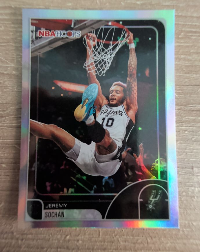 2025-26 Topps NBA Hoops #154 Jeremy Sochan — front