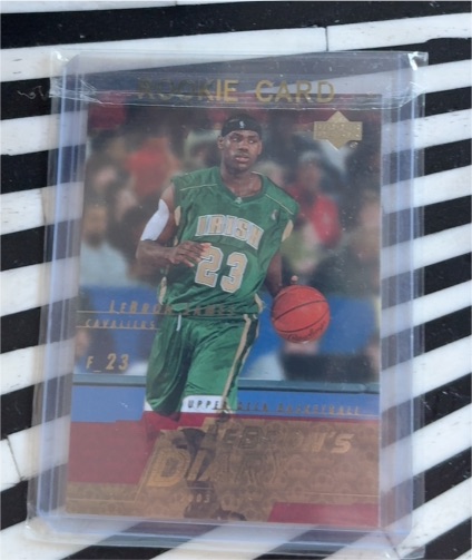 2003 Upper Deck LeBron's Diary #F-23 LeBron James — front