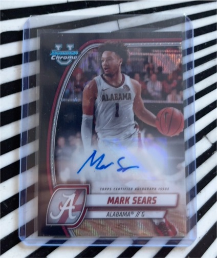 2024-25 Bowman University Chrome #99 Mark Sears — front