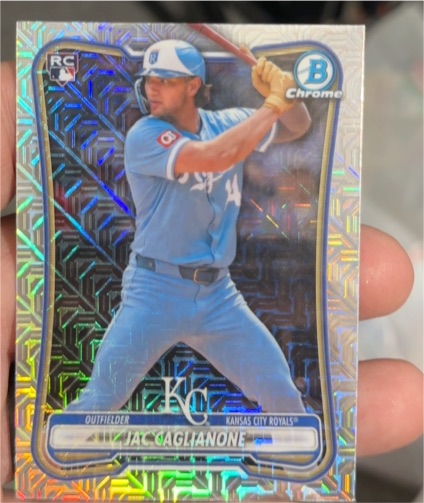 2026 Bowman Chrome #75 Jac Caglianone — front
