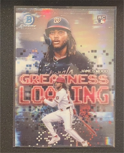 2025 Bowman Chrome #GL-20 James Wood Greatness Loading — front