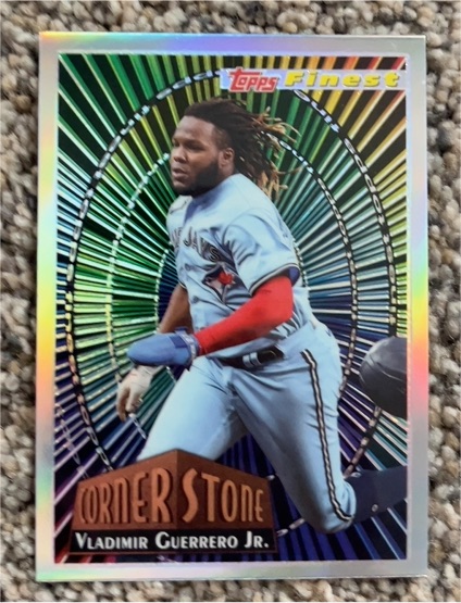 2022 Topps Finest #94FC-VG Vladimir Guerrero Jr. Cornerstone — front