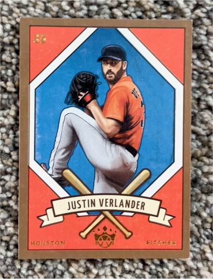 2019 Panini Diamond Kings #205-7 Justin Verlander — front