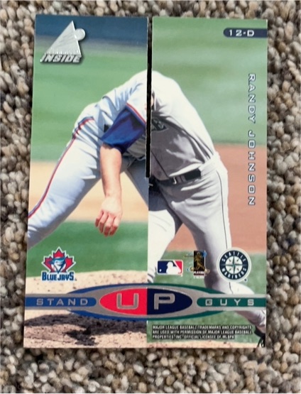 1998 Pinnacle Inside Stand Up Guys #12-D Randy Johnson — front