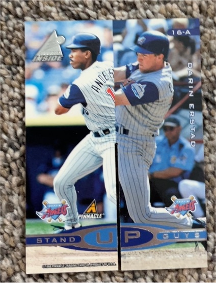 1998 Pinnacle Inside Stand-Up Guys #16AB Garrett Anderson Darin Erstad — front
