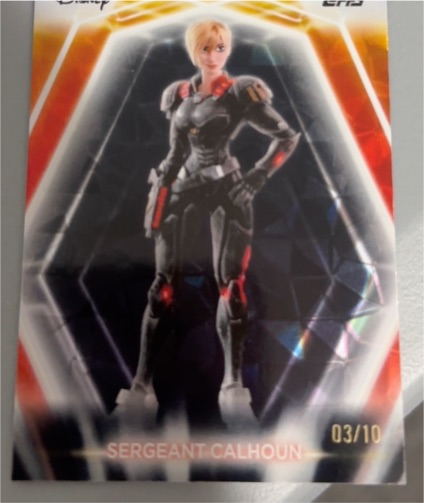 2026 Topps Disney Neon #111 Sergeant Calhoun — front