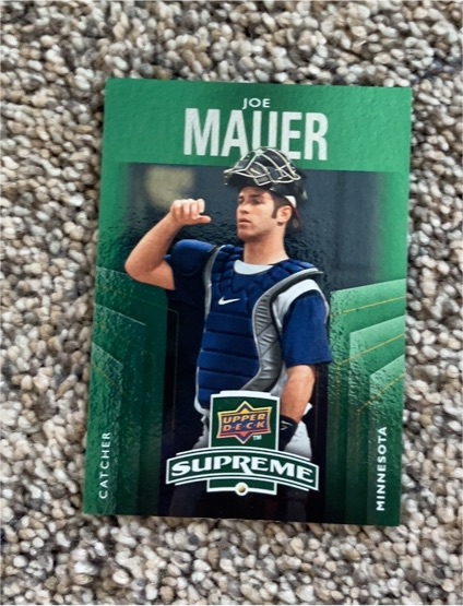 2010 Upper Deck #S-27 Joe Mauer — front