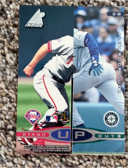 1998 Pinnacle Inside #2-B Alex Rodriguez — front
