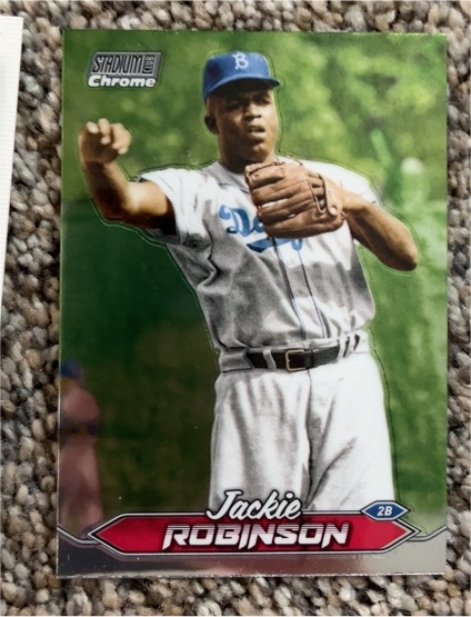 2024 Topps Stadium Club Chrome #28 Jackie Robinson — front