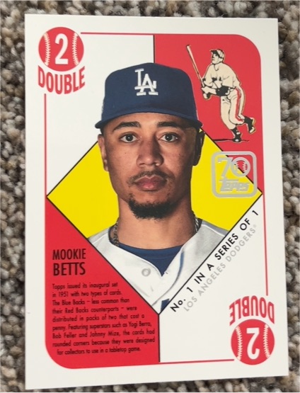 2021 Topps 70 Years of Topps Baseball #70YT-1 Mookie Betts — front