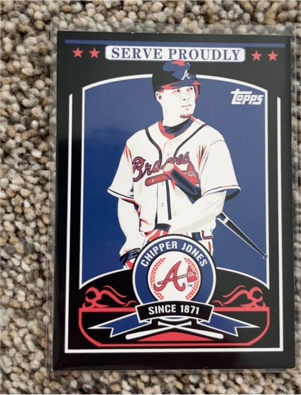 2009 Topps Updates & Highlights #PP7 Chipper Jones Propaganda — front