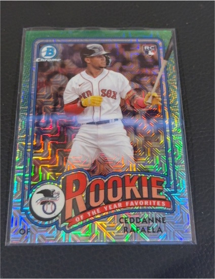 2024 Bowman Chrome Rookie of the Year Favorites #ROY-5 Ceddanne Rafaela — front